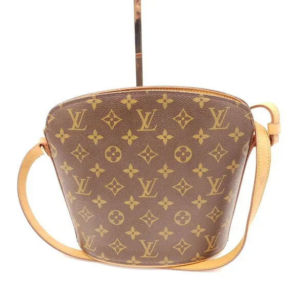 Authentic Louis Vuitton Drouot Monogram Crossbody Bag LC355-081924